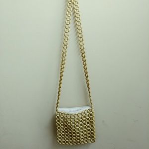 Vintage Beaded Crossbody Bag